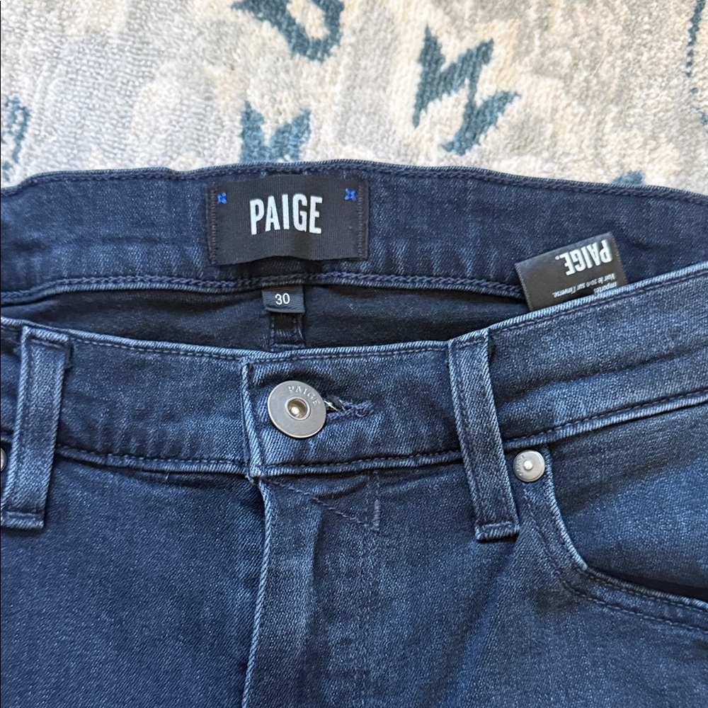 PAIGE Men's Indigo Slim Straight Jeans